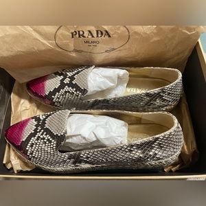 Prada Espadrille Python
